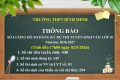 Thông báo số lượng hồ sơ kì thi tuyển sinh lớp 10 năm học 2026-2027 tính đến 17h00 ngày 02/5/2026